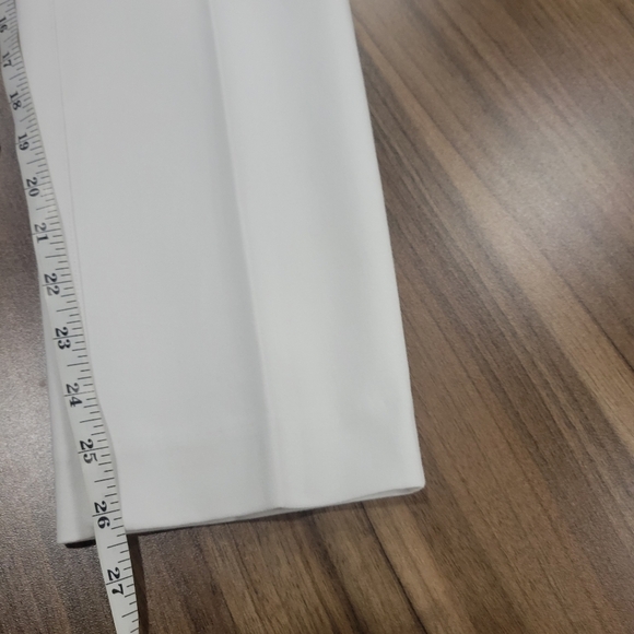 SPANX Silver Lining Classic White Slim Straight Pants Size M - Picture 8 of 12